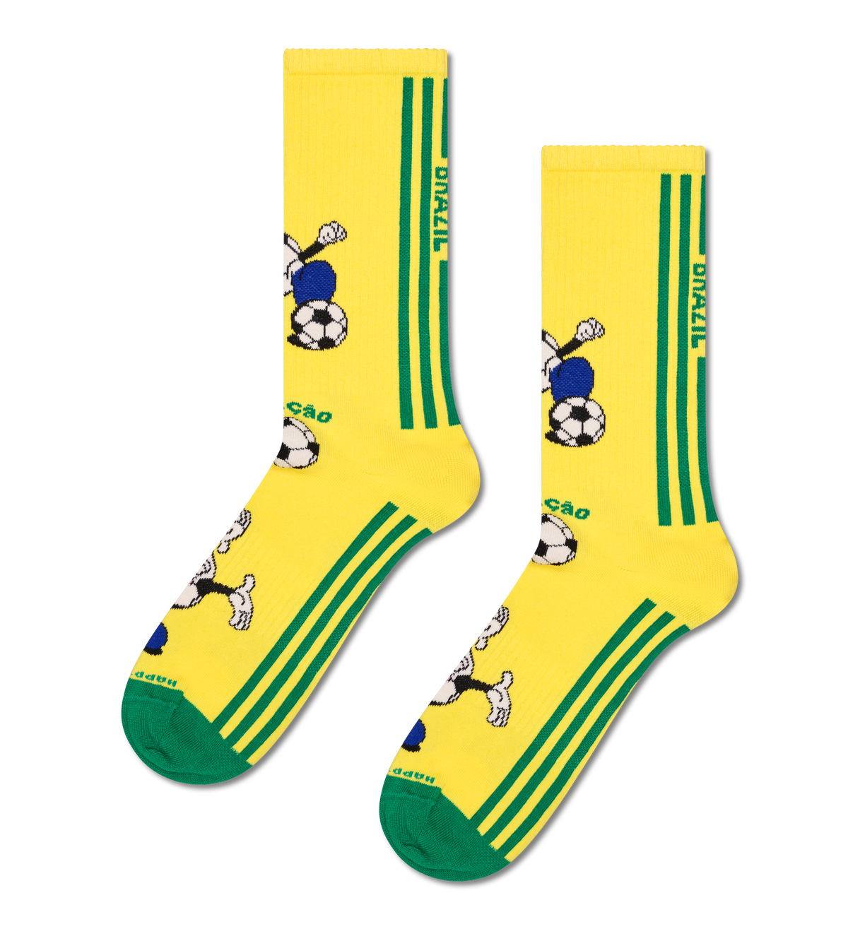 Team Brazil Football Sneaker Sock