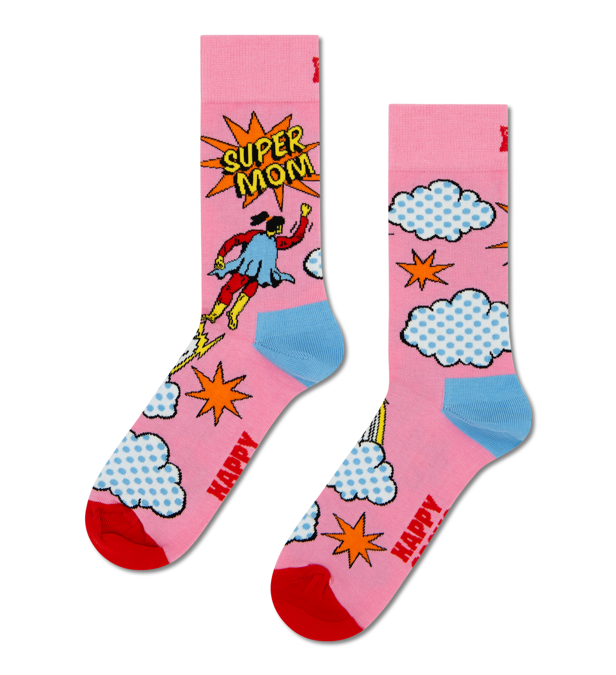 Flying Super Mom Sock