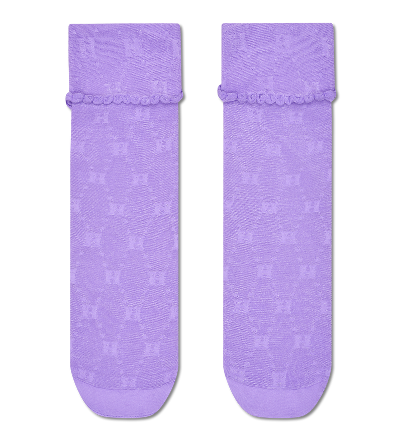 H Monogram Mini Crew Sock