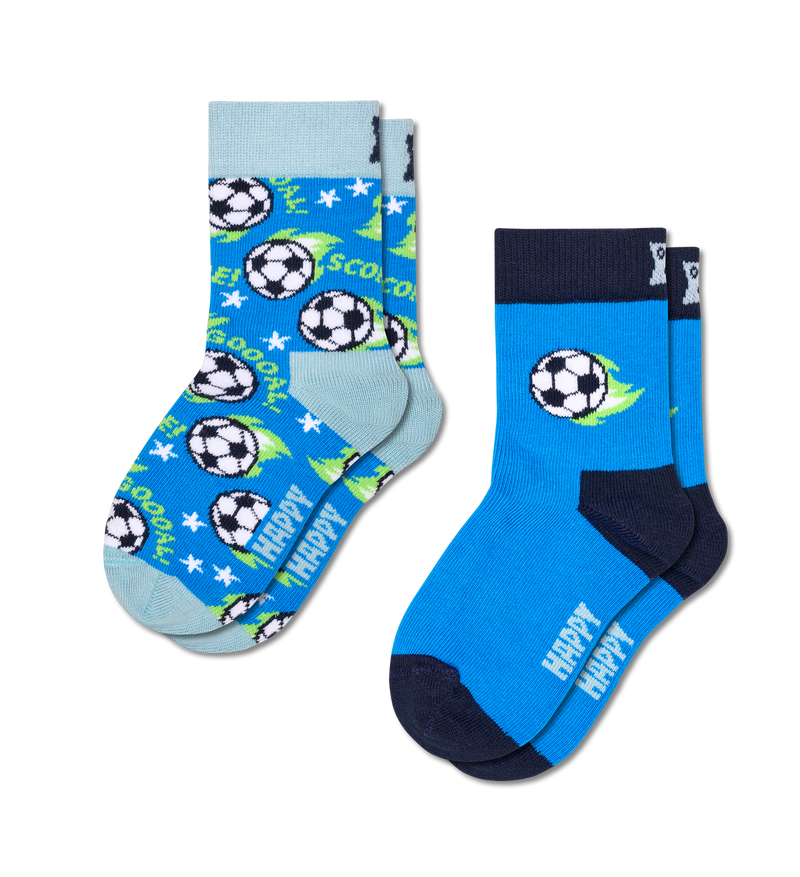 Kids 2-Pack Football Socks