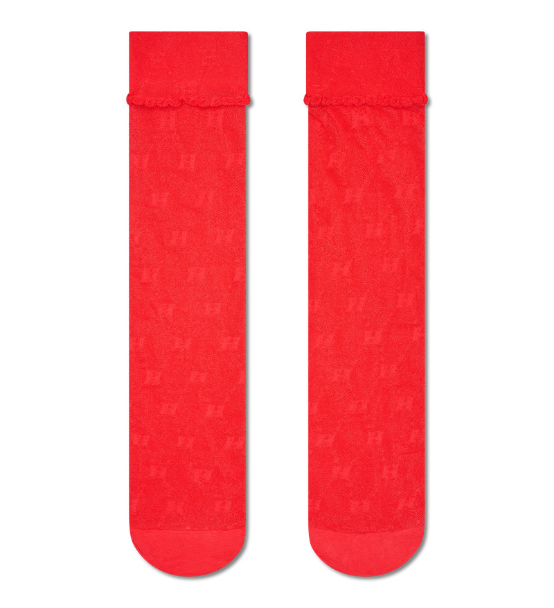 H Monogram Tall Crew Sock