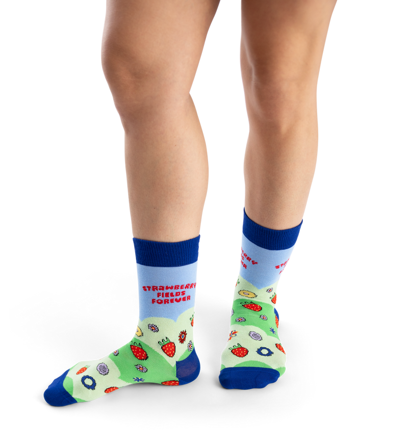 The Beatles Strawberry Fields Sock