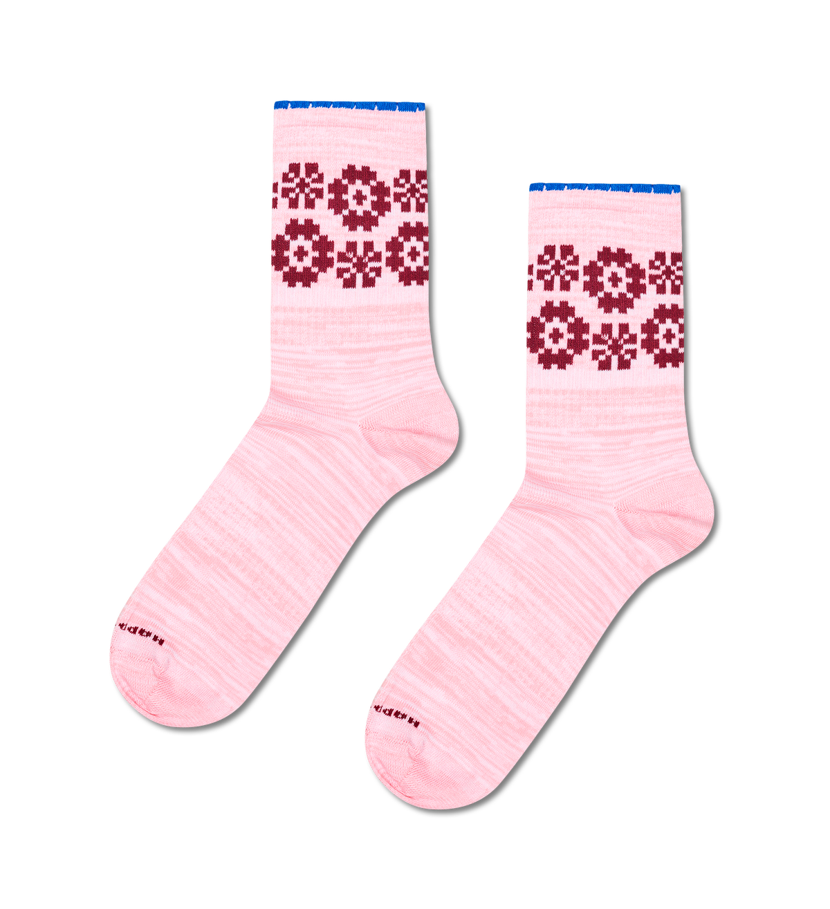 Flower Border Sneaker Sock
