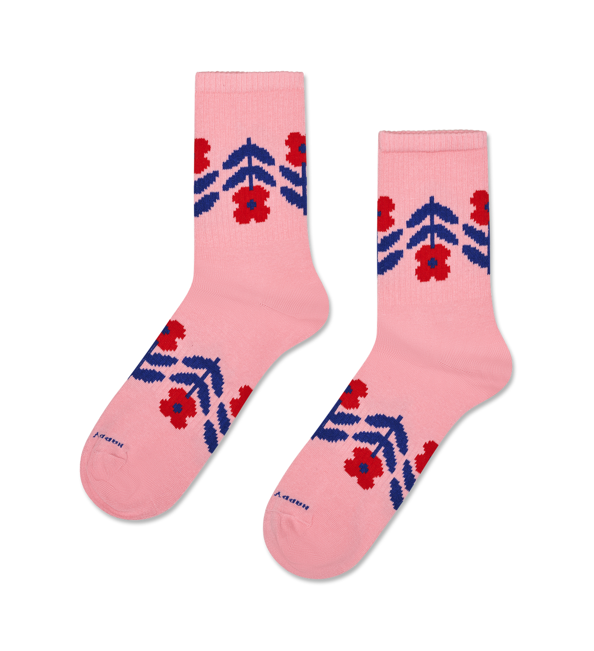 Flower Border Sneaker Sock