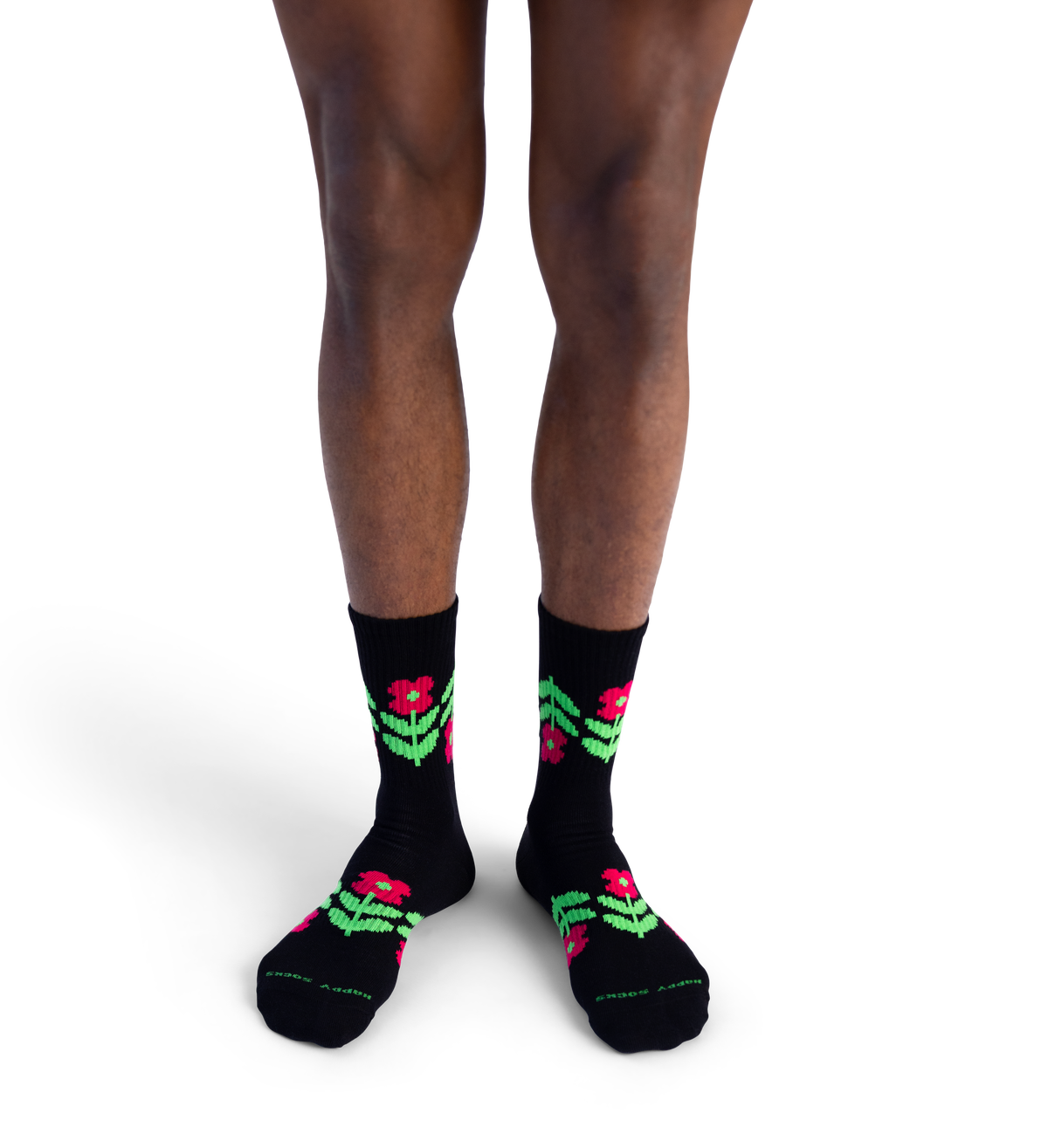 Flower Border Sneaker Sock
