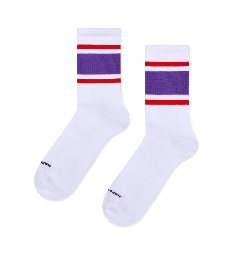 Simple Stripe Sneaker Sock