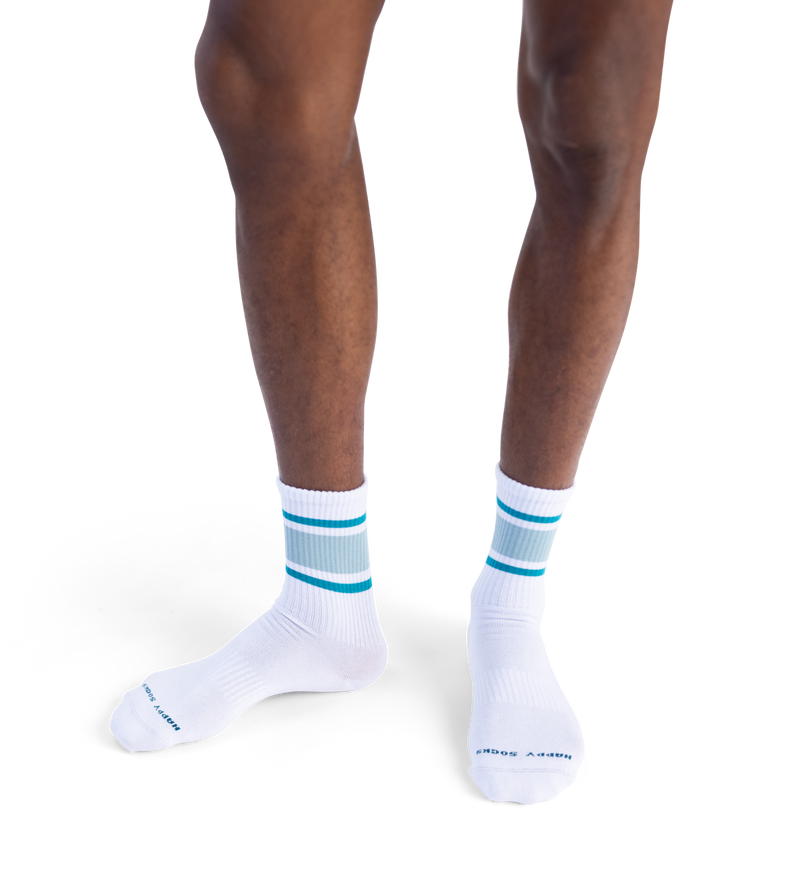Simple Stripe Sneaker Sock