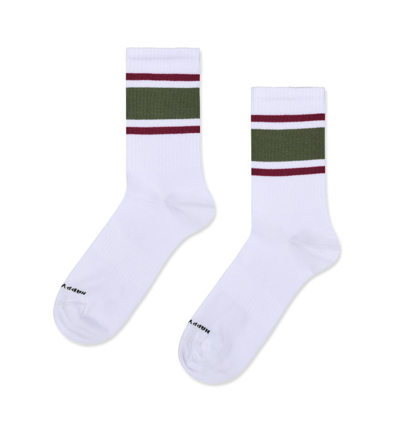 Simple Stripe Sneaker Sock