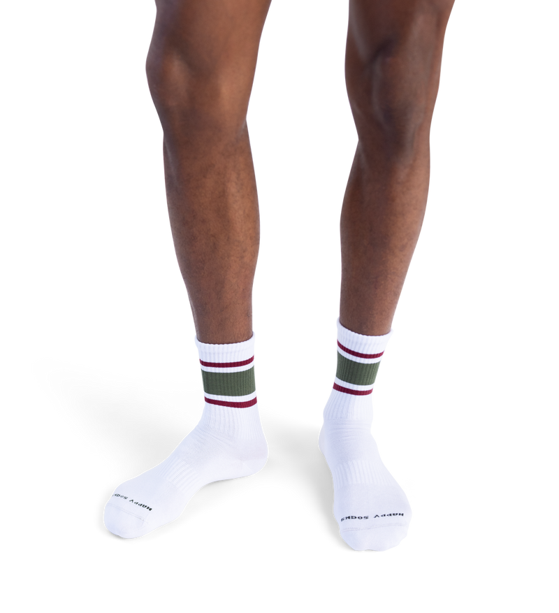 Simple Stripe Sneaker Sock