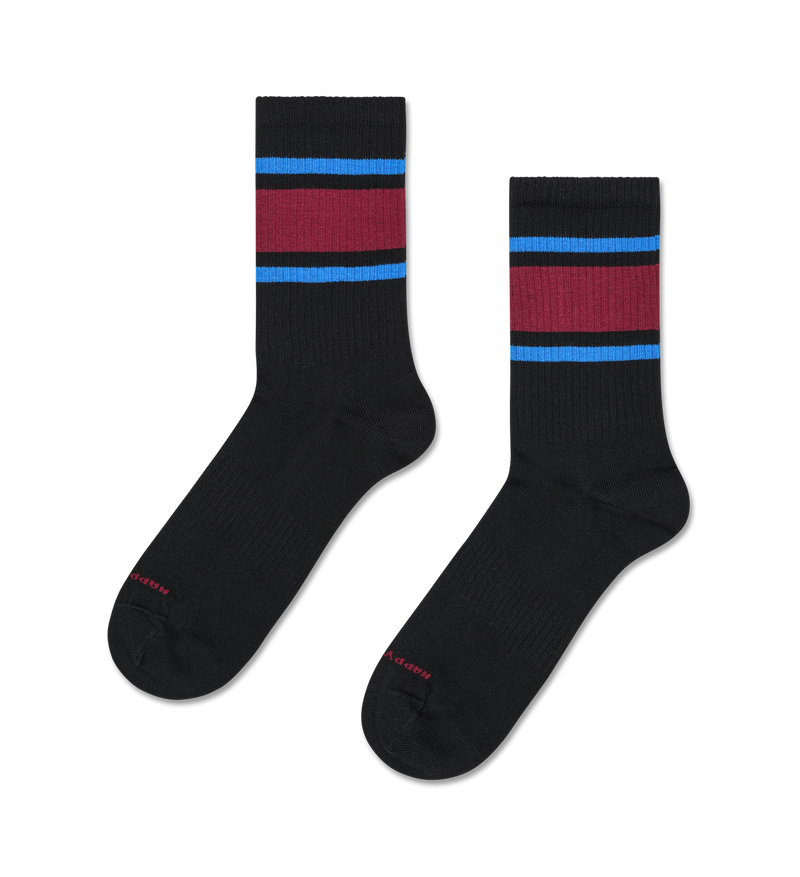 Simple Stripe Sneaker Sock
