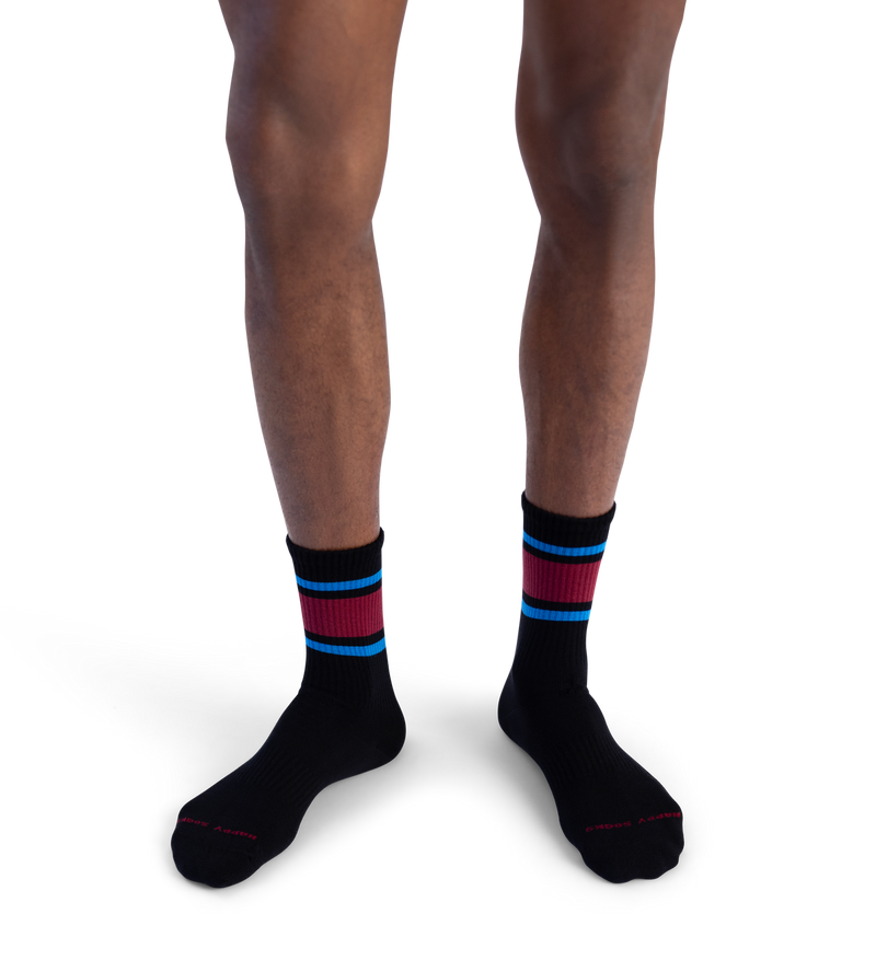 Simple Stripe Sneaker Sock