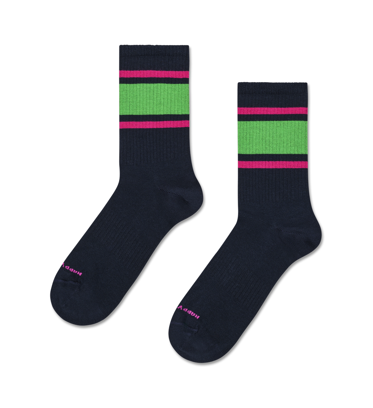 Simple Stripe Sneaker Sock