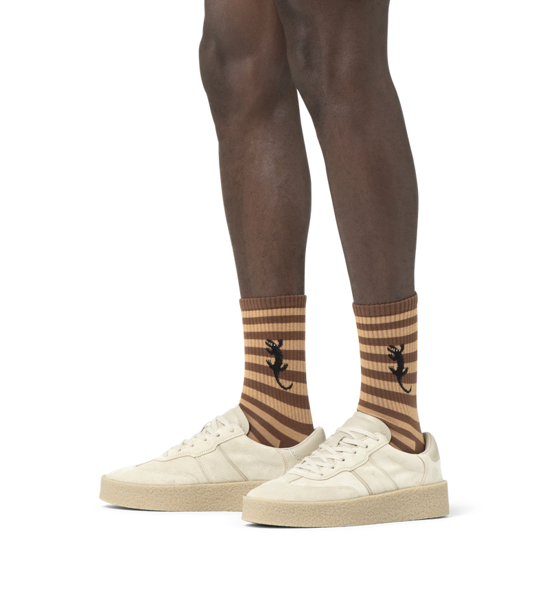 Kroko & Stripes Sneaker Sock