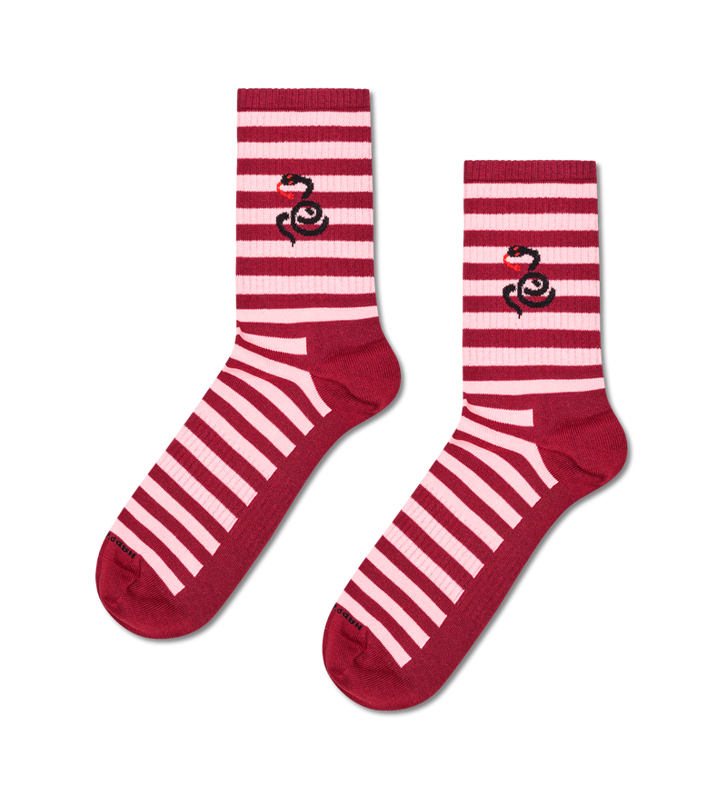 Snake & Stripes Sneaker Sock