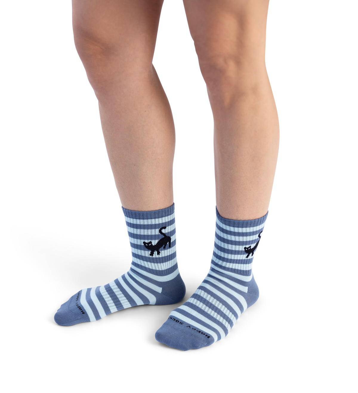 Cat & Stripes Sneaker Sock