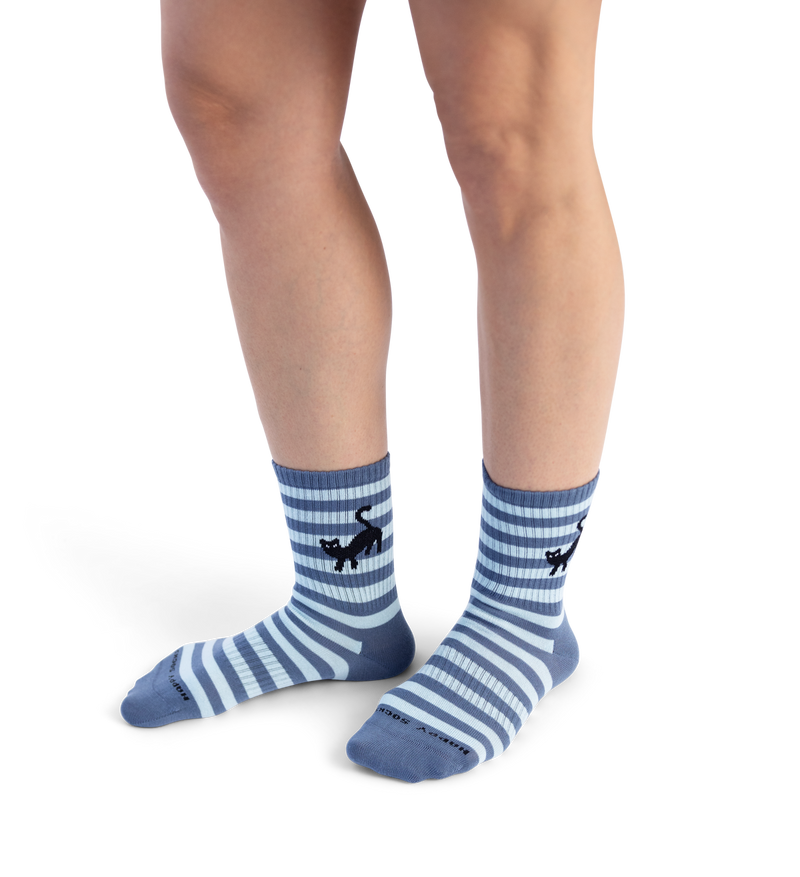 Cat & Stripes Sneaker Sock