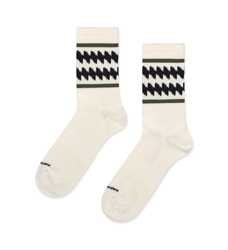 Zic Zac Stripe Sneaker Sock