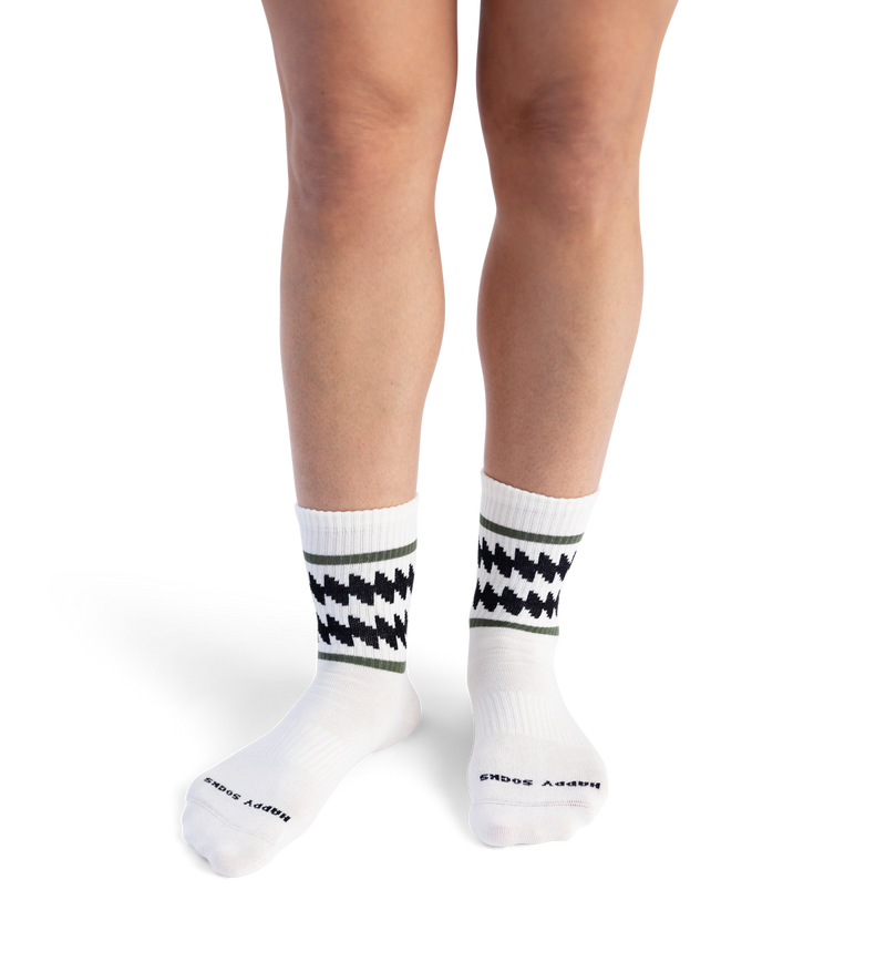 Zic Zac Stripe Sneaker Sock