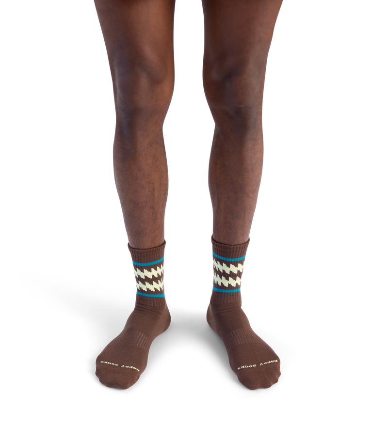 Zic Zac Stripe Sneaker Sock