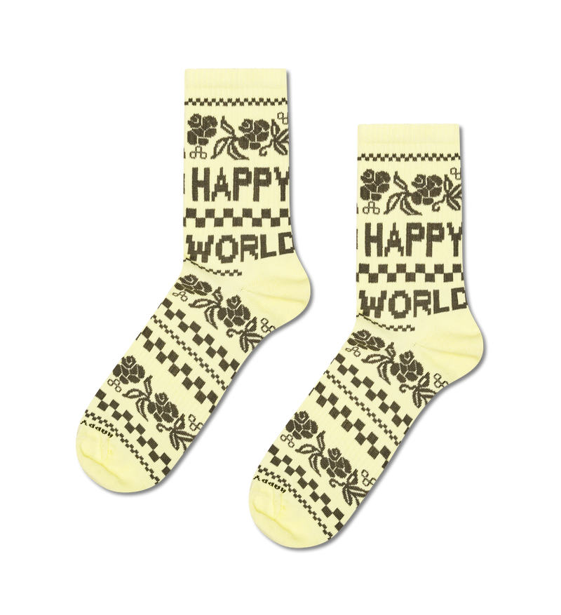 Happy World Sneaker Sock