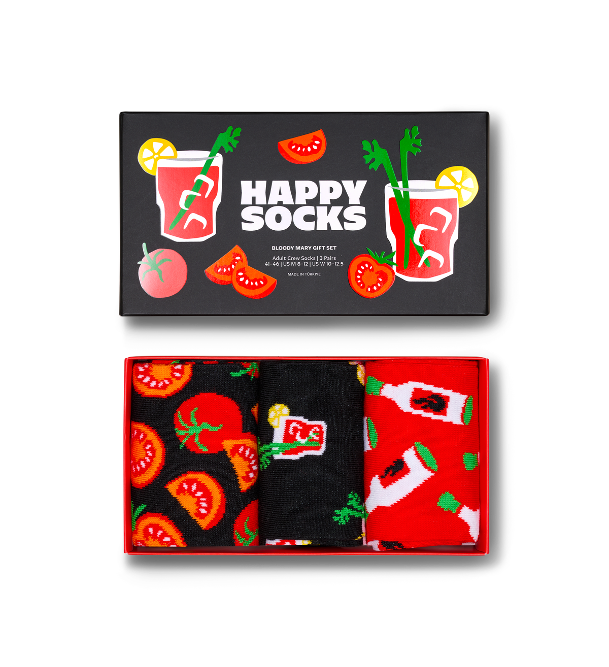 3-Pack Bloody Mary Socks Gift Set