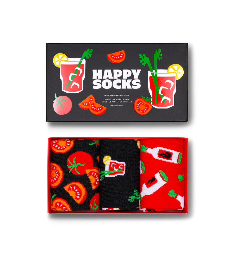 3-Pack Bloody Mary Socks Gift Set