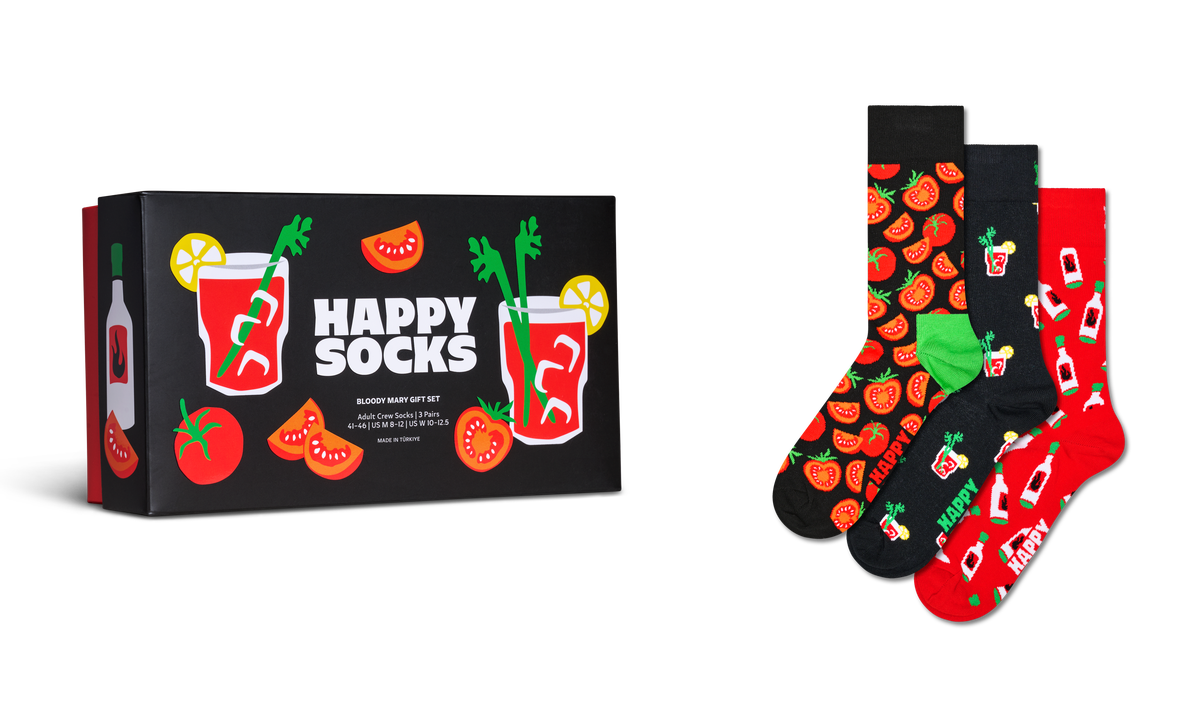 3-Pack Bloody Mary Socks Gift Set