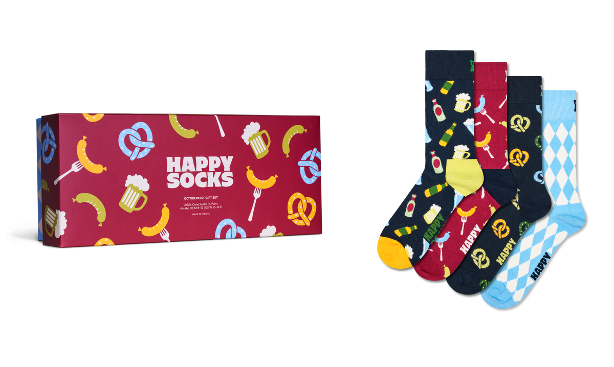 4-Pack Oktoberfest Socks Gift Set