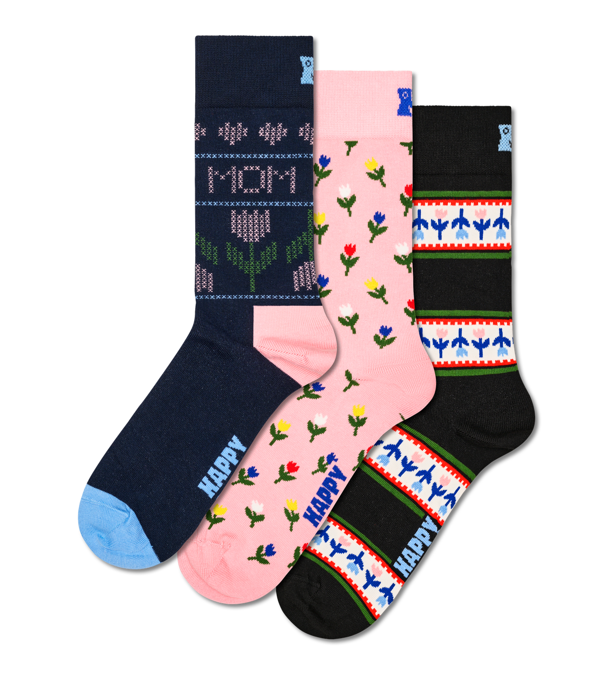 3-Pack Mother's Tulip Socks Gift Set