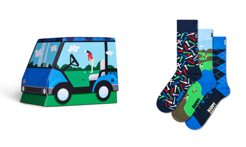 3-Pack Golf Cart Socks Gift Set