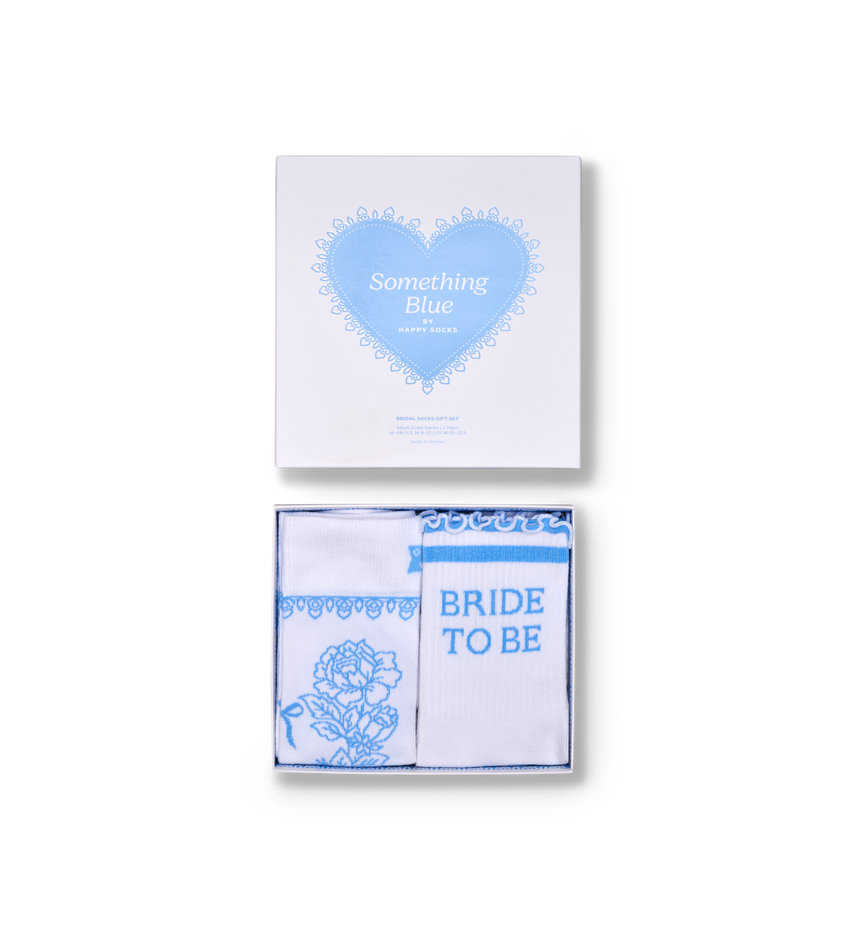 2-Pack Bridal Short Crew Socks Gift Set