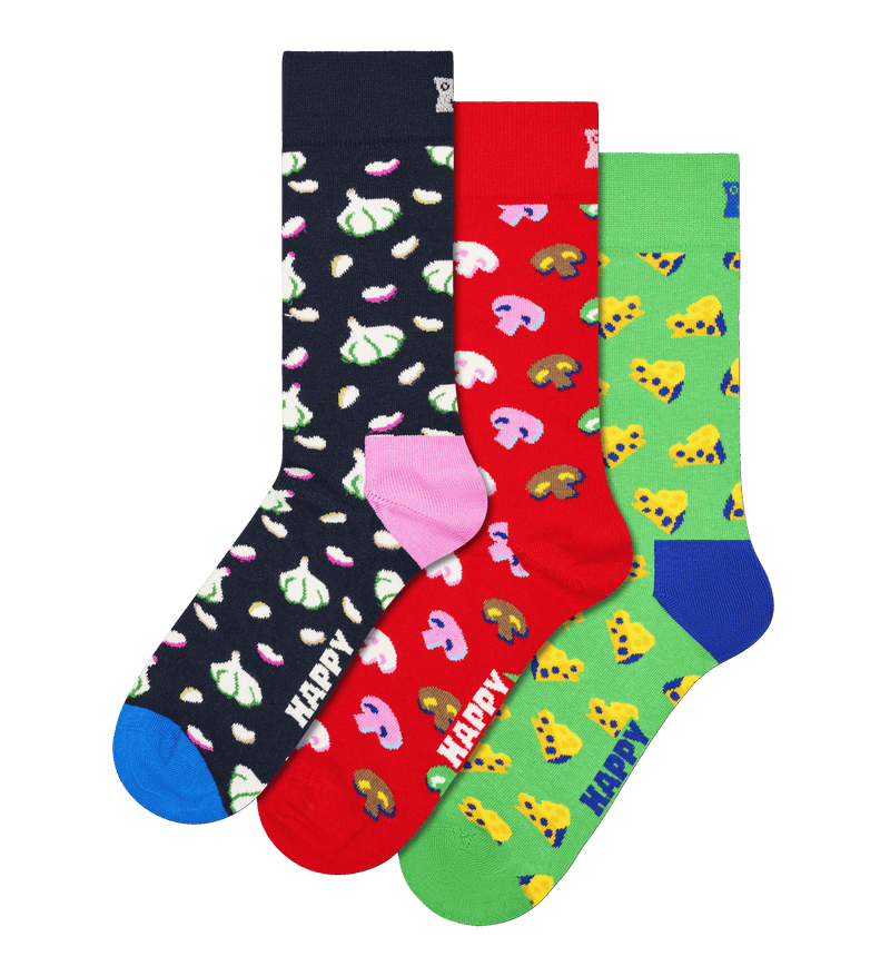 3-Pack Food Socks