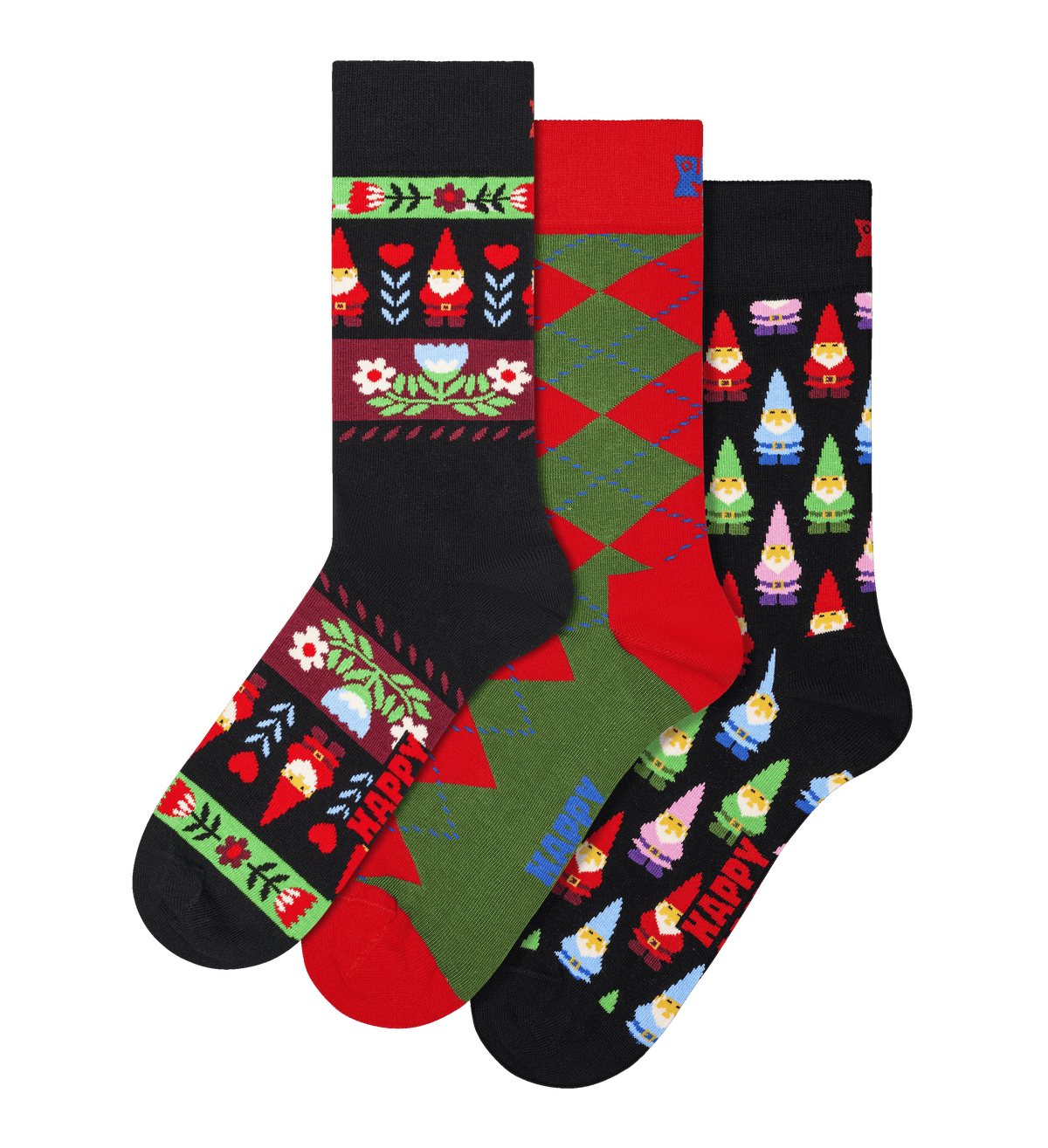 3-Pack Santa Socks