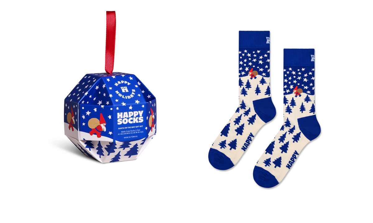 1-Pack Santa On The Way Sock Gift Set