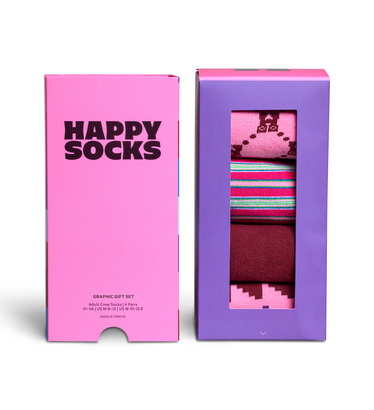 4-Pack Graphic Socks Gift Set