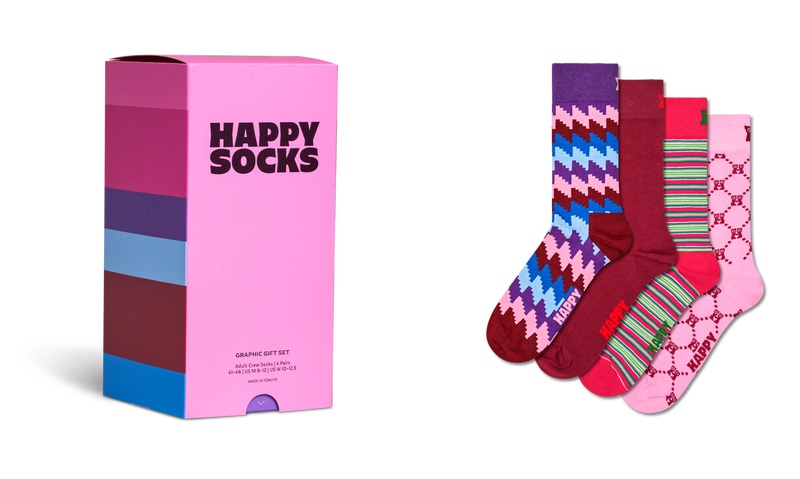 4-Pack Graphic Socks Gift Set