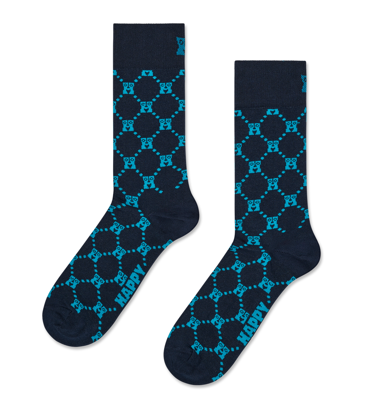 4-Pack H Monogram Socks Gift Set