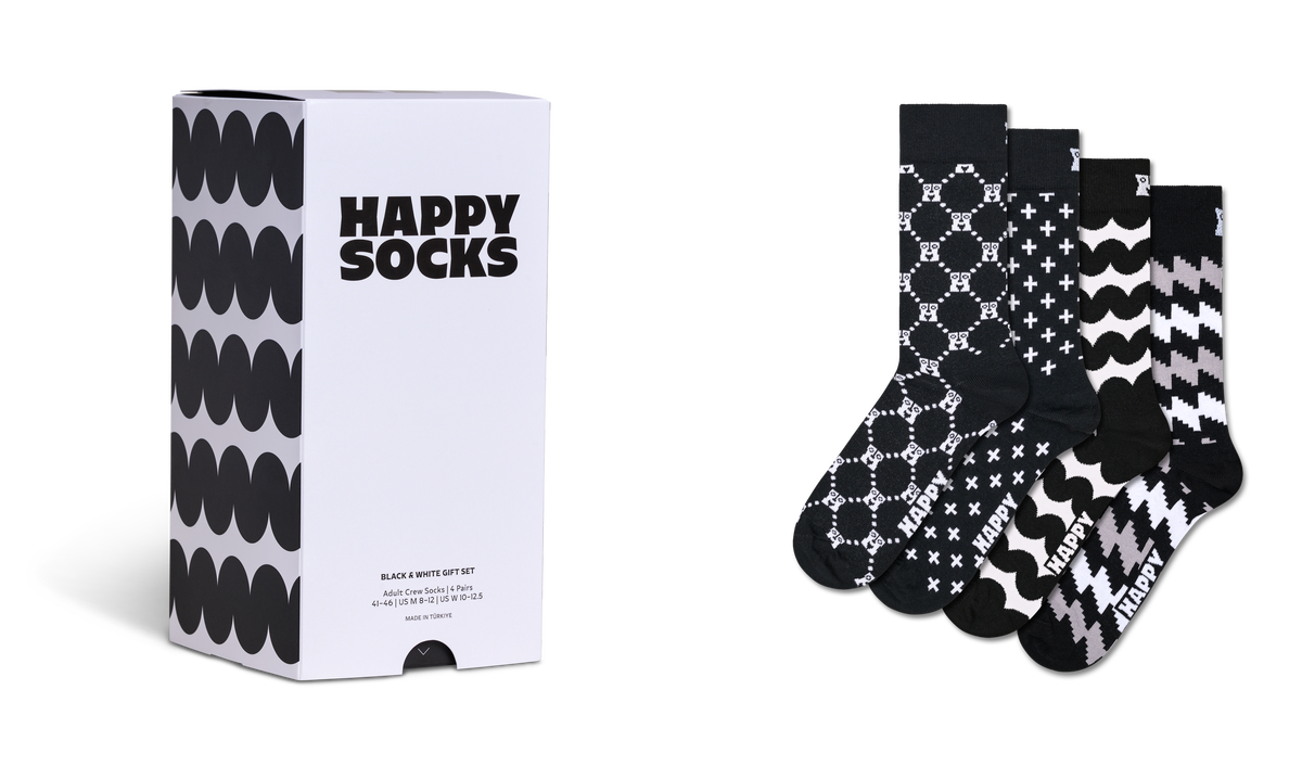 4-Pack Graphic Socks Gift Set