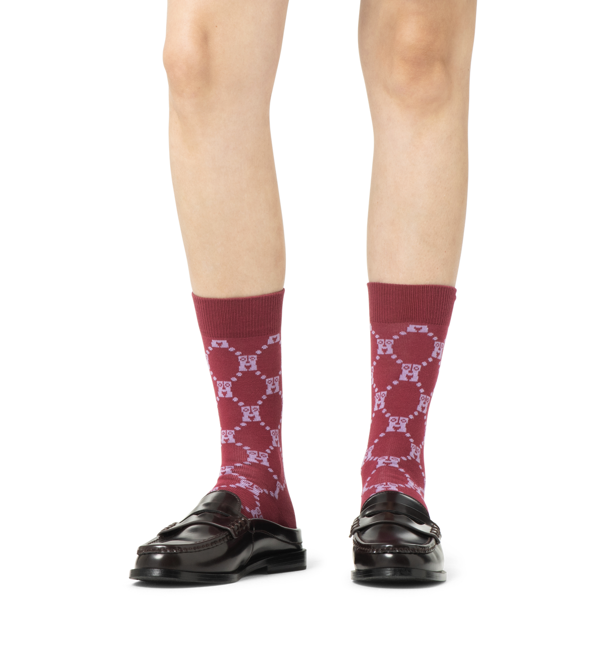 H Monogram Sock