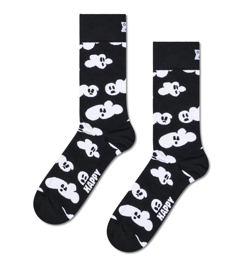 Cloudy Ghost Sock