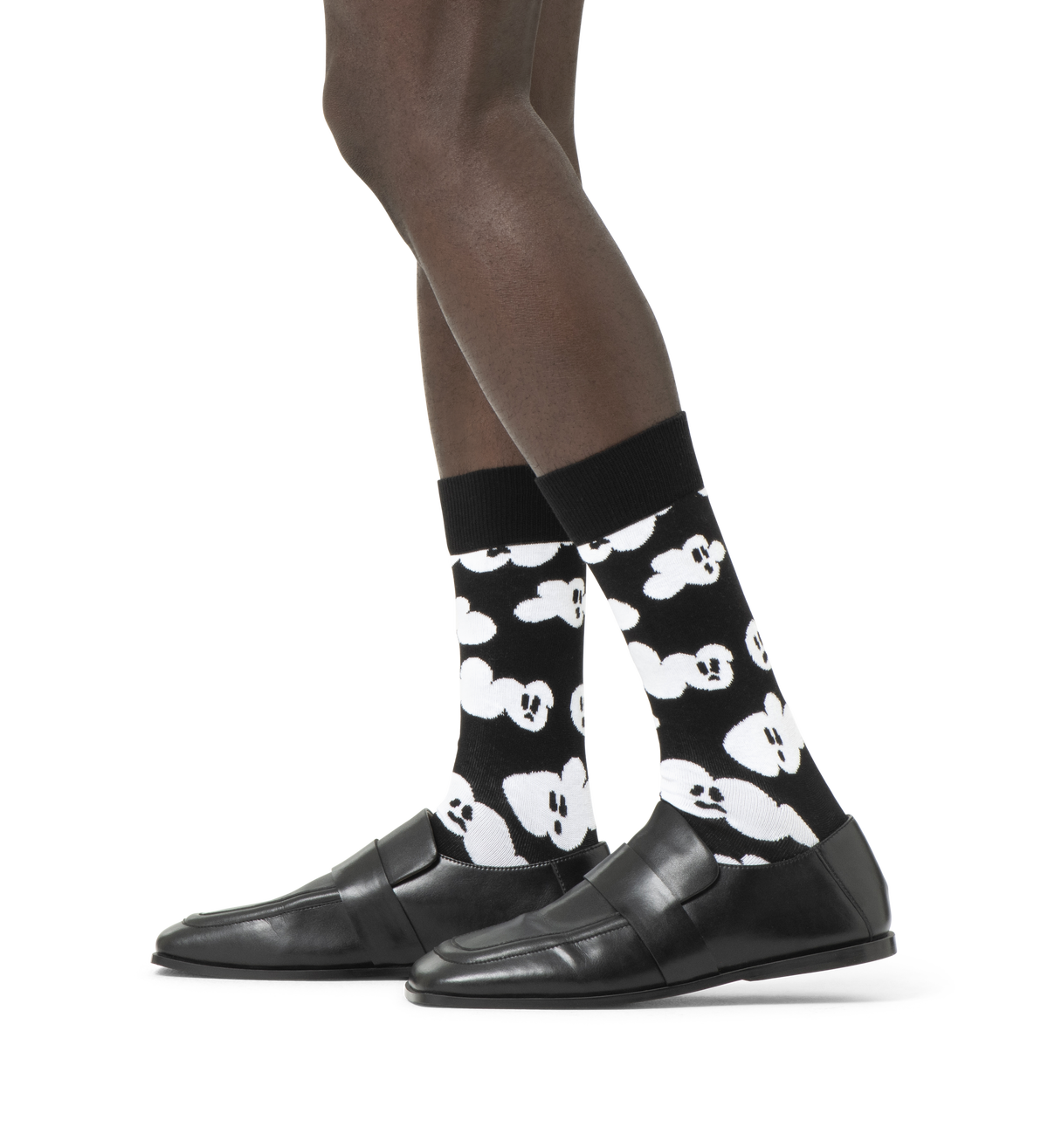 Cloudy Ghost Sock