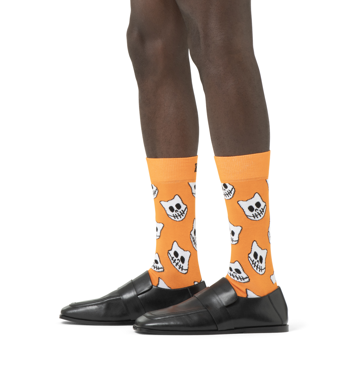 Skelly Cat Sock