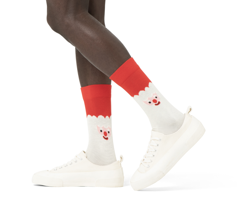 Santa Face Sock