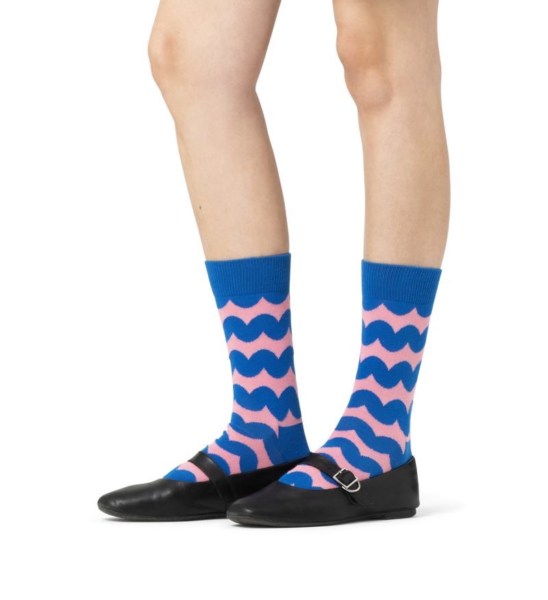Wobbly Stripe Sock