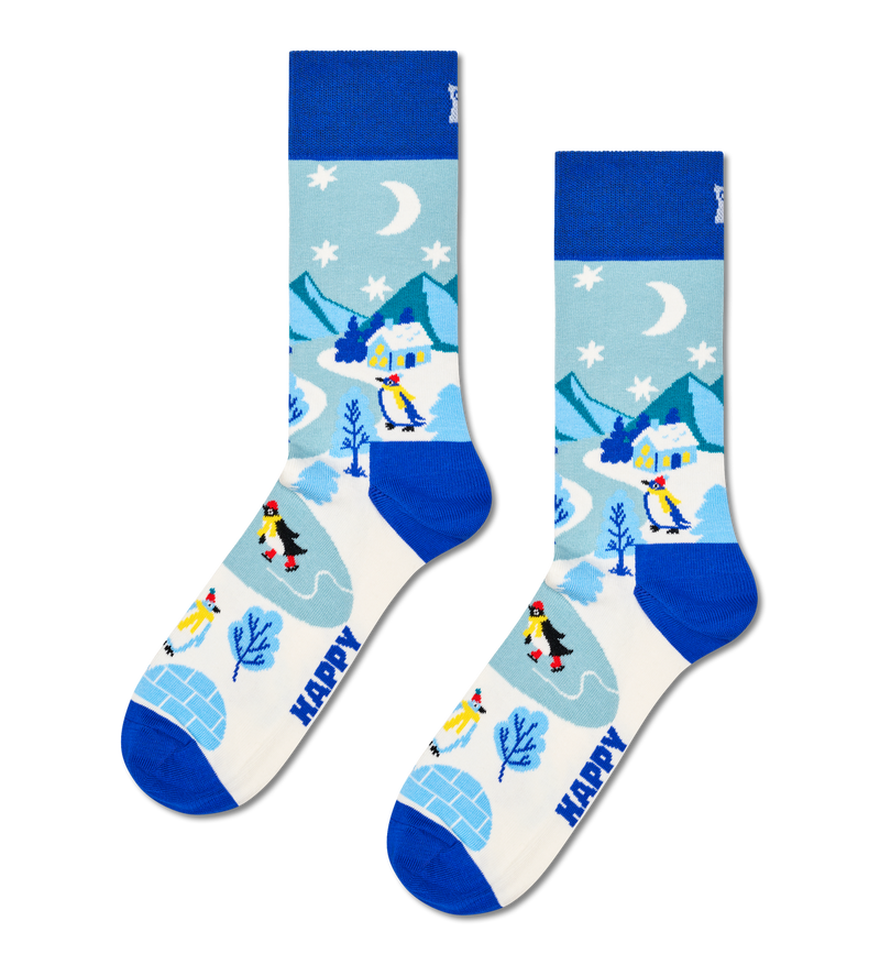 Penguin Village Sock
