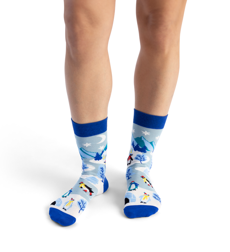 Penguin Village Sock