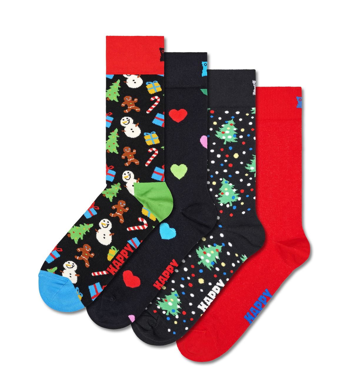 4-Pack Christmas Socks Gift Set