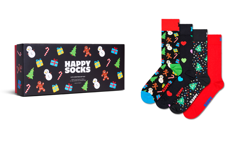 4-Pack Christmas Socks Gift Set