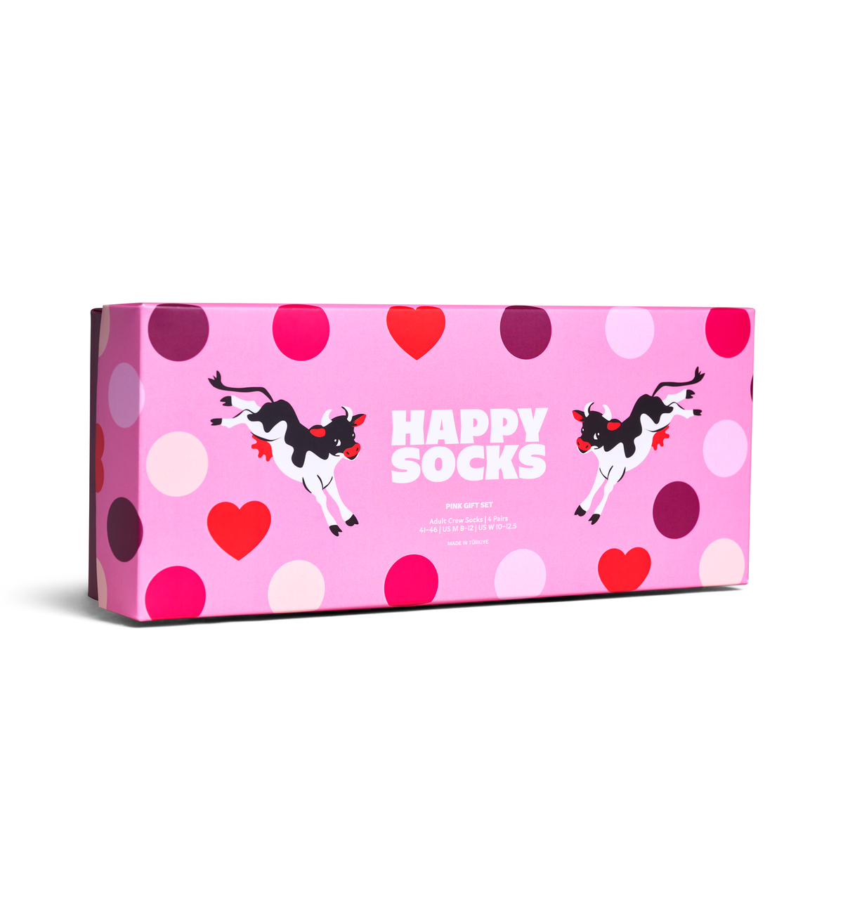 4-Pack Pink Socks Gift Set