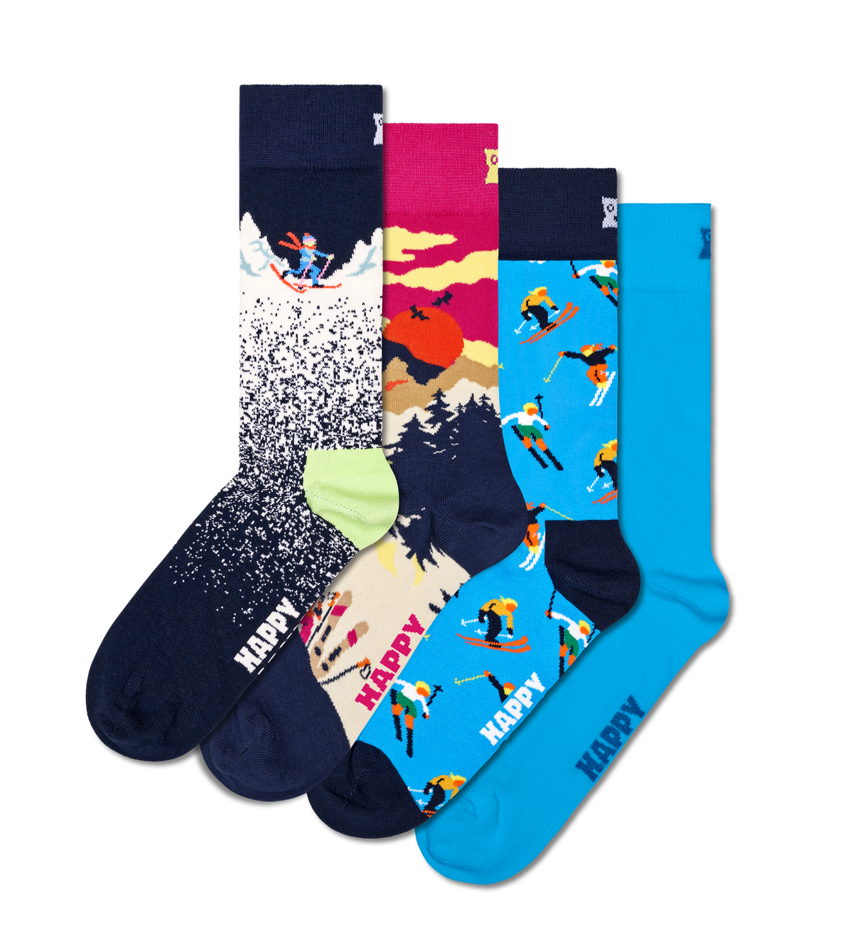 4-Pack Winter Sport Socks Gift Set